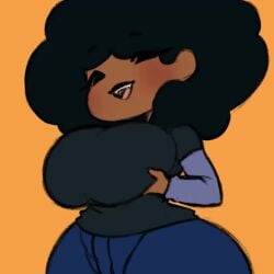 1girls animated big_boobs big_breasts black_hair black_lipstick black_shirt boobs bottom_heavy bounce bouncing_breast bouncing_breasts breasts breasts_grab carol_(bbpanzu) child_bearing_hips curvy curvy_body curvy_female curvy_figure dark-skinned_female dark_skin dinkywinkle female female_only fnf fnf_mods friday_night_funkin grabbing grabbing_own_breast grabbing_own_breasts large_breasts lipstick looking_at_viewer mouth_open mp4 no_sound shirt solo solo_female tease teasing teasing_viewer thick thick_hips tight_clothing tight_pants tight_shirt tits top_heavy video voluptuous wide_hips