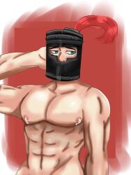 abs bara biceps clash_(series) clash_royale dark_prince_(clash_royale) hyugaiida male muscle muscles muscular penis solo_male tagme