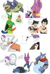 android_16 beerus bergamo cell_(dragon_ball) doodle dragon_ball dragon_ball_super dragon_ball_z english_text footjob frieza funny gay giran god_of_destruction king_furry mai_(dragon_ball) male mewtwo nelsonnoir penis pokemon pokemon_(species) son_goku trunks_briefs vegeta vore yaoi