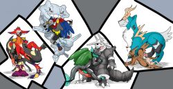 2017 aggron anthro closed_eyes cobalion furry gay gryphon horns mawile mega_mawile nelsonnoir nintendo original_character pawpads penis pokemon pokemon_(species) pokemon_gsc pokemon_rse pokemon_xy red_eyes steelix straight wings