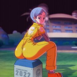 animated bulma_briefs dragon_ball dragon_ball_super dragon_ball_super_super_hero gif tangerine_(dudu)