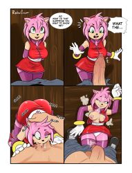 amy rose from sega by robocream
