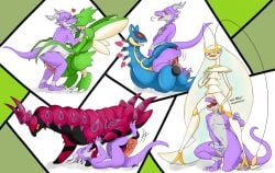 1girls 4boys antennae anthro armaldo blush bug fossil_pokémon furry gay insects nelsonnoir penis pheromosa pokemon pokemon_(species) pokemon_bw pokemon_rgby pokemon_rse pokemon_sm purple_scales scalie scolipede scyther veiny_penis yaoi yellow_eyes