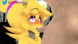 1girls 1male 3d animated animatronic blowjob cally3d chica_(cally3d) chica_(fnaf) chiku chiku_(cryptia) clazzey cryptiacurves duo duo_focus fazclaire's_nightclub fellatio five_nights_at_freddy's fnaf fredina's_nightclub fur furry large_penis light-skinned_male light_skin oral oral_sex scottgames sfm sound tagme video wsuphapkun