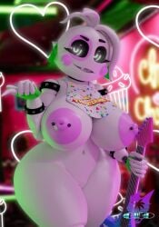 3d beakless big_breasts breasts c4d_max female five_nights_at_freddy's five_nights_at_freddy's:_security_breach fnaf glamrock_chica_(fnaf) solo tagme thick_thighs toy_chica_(fnaf) twitter wide_hips