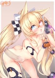 ahe_gao animal_ears ass blonde_hair breasts buldge censored cum cum_in_mouth cum_in_pussy cum_inside doggy_style g41_(girls'_frontline) gmkj heart heart-shaped_pupils long_hair nude nude_female peeing penetration penis sex standing_sex tears