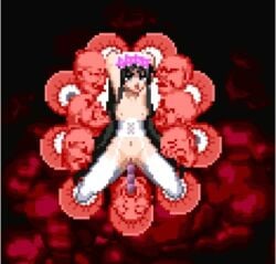 akiha_tohno animated female kuromaru_(mugen) m.u.g.e.n melty_blood pixel_art rape restrained tagme tentacle_monster tentacle_pit tohno_akiha tsukihime type-moon