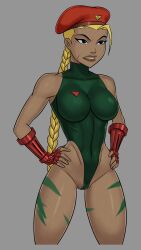 artemis_(dc) artemis_crock cammy_white_(cosplay) clothed dc dc_comics solo something_unlimited street_fighter sunsetriders7 young_justice