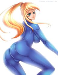 samus aran from metroid by flowerxl