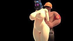 1boy 1girls 3d animated areola big_breasts duo duo_focus engineer_(team_fortress_2) female fempyro hi_res highres huge_breasts koyotemoone large_ass large_breasts light-skinned_female light_skin loop male male/female nipples no_sound pale-skinned_female sex short_playtime source_filmmaker standing_sex tagme team_fortress_2 thick_ass thick_thighs vaginal vaginal_penetration vaginal_sex valve video voluptuous wide_hips