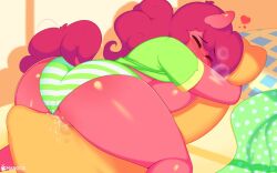 3mangos big_ass big_breasts breasts bubble_butt female female_masturbation masturbating masturbation mongoart my_little_pony pillow pillow_humping pussy_juice