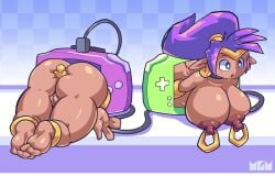 anal animated buttplug game_boy game_boy_console gold_buttplug huge_breasts huge_nipple_rings loop mp4 nipple_piercing nipple_rings no_sound nudity portal presenting_pussy pussy sex_toy shantae shantae_(character) stuck tagme tmogumi video wormhole