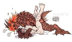 godzilla_(series) hrodvitnon humanized kaiju missionary missionary_position monster_boy rodan rough_sex vivienne_graham