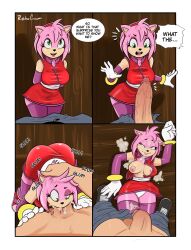 amy rose from sega by robocream