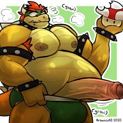 adtenkro anthro balls bara big_balls big_penis boner bowser eating erection gay koopa male male_only mario_(series) mushroom nintendo overweight penis penis_growth solo solo_male super_mario_bros. super_mushroom underwear underwear_pull