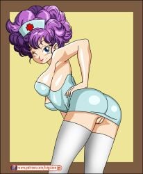 dragon_ball dragon_ball_(classic) luigizion nurse nurse_cap nurse_uniform ranfan tagme