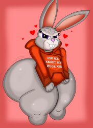 big_ass bubble_butt clothing female furry huge_ass judy_hopps kdgamer015 tagme zootopia