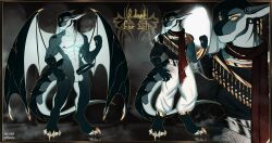 altynshine_dragons anthro clothing dragon genitals hi_res male middle_eastern_mythology model_sheet mythology persian_clothing persian_mythology reptile scalie solo standing