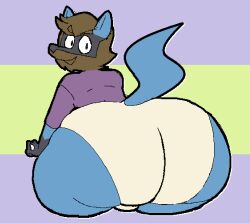 big_ass bubble_ass bubble_butt huge_ass lucario pokemon pokemon_(species) tagme toedi