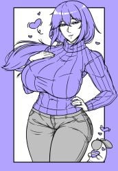 adams_mom big_breasts coolpsyco106 cowboy_hat gamersupps heart_eyes jfj mom_jeans sock tagme tagme_(artist)