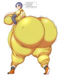 1girls ass ass_bigger_than_body ass_bigger_than_head big_ass big_breasts breasts bulma_briefs dragon_ball dragon_ball_super dragon_ball_super_super_hero dragonicxs enormous_ass female female_only giant_ass gigantic_ass gofenix huge_ass hyper hyper_ass jumpsuit massive_ass massive_thighs solo