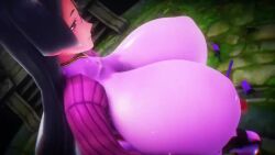 1girls 3d animated big_breasts breast_reduction breast_shrinking deflation forced huge_breasts imbapovi large_breasts minamoto_no_raikou_(fate/grand_order) pump raikou reversed sound tagme video