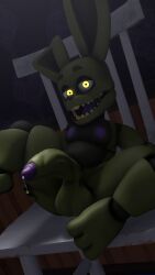 1boy 3_fingers 3_toes 3d_(artwork) 4_fingers animatronic anthro anthro_only ass_grab balls big_balls big_penis bodily_fluids butt_grab chair chubby_male digital_media_(artwork) dripping fingers five_nights_at_freddy's five_nights_at_freddy's_4 from_behind_position fur furniture furry furry_only genital_fluids genitals glowing glowing_eyes hi_res holding_ass huge_balls huge_cock lagomorph leaking_precum leporid machine male male_only mammal multicolored_body multicolored_fur on_chair penis plushtrap plushtrap_(fnaf) precum precum_drip precum_string purple_body purple_skin purple_tongue rabbit rabbit_ears rabbit_humanoid raised_leg robot royal_cicada scottgames sex sharp_teeth slightly_chubby solo solo_male source_filmmaker teapot_(body_type) teeth teeth_visible tongue two_tone_body two_tone_fur video_games wide_hips yellow_body yellow_eyes yellow_fur