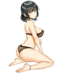 1girls anklewear ass back back_view big_ass big_breasts big_butt blush bob_cut boobs bra breast chikage100 curvaceous curvy curvy_female curvy_figure cute dark_green_hair eye_contact feet female female_focus female_only fringe fubuki_(one-punch_man) full_body green_eyes green_hair hand_on_arm hips kneeling legs legs_apart light-skinned_female light_skin lingerie lips lipstick looking_at_viewer looking_back medium_hair nipple_bulge on_knees one-punch_man pale-skinned_female panties petite seductive seductive_eyes seductive_look seductive_mouth side_view sideboob slim slim_waist solo solo_female solo_focus spread_legs thick thick_ass thick_thighs thin_waist thong tits toes underwear voluptuous waist white_background