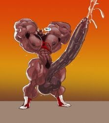 abs biceps bodybuilder furry hyper hyper_balls hyper_genitalia hyper_muscles hyper_penis hyper_testicles male male_focus male_only muscle muscles muscular muscular_arms muscular_ass muscular_back muscular_legs muscular_male muscular_thighs nipples omn10usly pecs veins veiny_penis