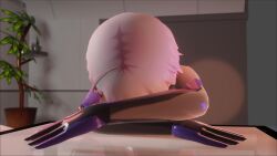 1boy 1girls 3d animated artist_request ass ass_on_face big_ass big_dom_small_sub clothed clothed_female clothed_female_nude_male facesitting fart farting_in_face fate/grand_order fate_(series) female femdom fetish male malesub mash_kyrielight mp4 naked nude nude_male pink_hair purple_eyes rope size_difference smothering sound source_request tied_hands video