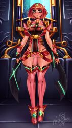 pyra from xenoblade (series) by nenerhea