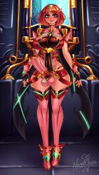 pyra from xenoblade (series) by nenerhea