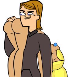 ass ass_up dakota_(tdi) female jo_(tdi) naked over_shoulder tdsnooze total_drama:_revenge_of_the_island total_drama_island