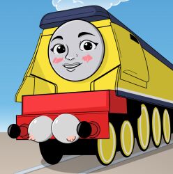 1girls breasts female_only looking_at_viewer rebecca_the_happy_engine tagme thomas_and_friends