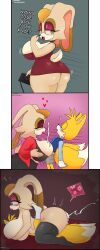 animal_ears ass berkthejerk big_ass big_breasts blush bra breasts clothing comic compilation cum cum_inside cum_on_breasts dress eye_shadow female girl_on_top impregnation large_breasts lipstick male milf ovum paizuri paizuri_under_clothes penis penis_between_breasts rabbit seductive seductive_look shorts sonic_(series) stockings tails tails_the_fox titfuck vanilla_the_rabbit