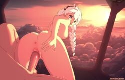 <1_second_video 1boy 1girls 2d :d absurdres ahoge animated anus areola artist_name ass assertive back bangs benghuai_xueyuan bent_over blue_eyes braid breasts cloud cloudy_sky cowgirl_position deep_skin duo duo_focus female fingernails from_behind hair_between_eyes hair_ornament hairband hand_on_own_ass hi_res highres honkai_(series) honkai_impact_3rd huge_filesize kiana_kaslana large_ass large_penis light-skinned_female light_skin long_hair looking_at_viewer looking_back loop medium_breasts nekololisama nipples no_sound nude open_mouth paid_reward patreon_reward penis pussy pussy_juice reverse_cowgirl_position sex short_playtime shorter_than_30_seconds shoulder_blades sidelocks silver_hair sky smile solo_focus straddling straight sunset testicles thick_thighs thighs twin_braids uncensored vaginal_penetration vaginal_sex video white_hair