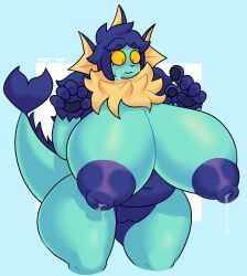 anthro big_breasts breasts eeveelution female pokémon_(species) pokemon softnsfwimp tagme thick_thighs vaporeon