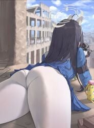 ass ass_focus big_butt blue_archive butt_focus kokounene miyu_(blue_archive) panties rabbit_squad_(blue_archive) srt_special_academy_student tagme thighhighs