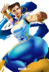 1girls acdraart acdramon action_pose ass big_ass big_butt brown_eyes brown_hair bubble_ass bubble_butt busty butt capcom chun-li chun-li_(street_fighter_6) clothed clothed_female clothes clothing female female_focus female_only fully_clothed hourglass_figure huge_ass large_ass pinup pinup_pose pose posing round_ass solo street_fighter street_fighter_6 tagme thick_ass thick_thighs wide_hips