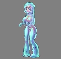 1girls female female_only futa_may_cry humanoid kblankii monster slime slime_girl smile