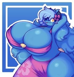 alternate_breast_size big_breasts breasts dewbber dewott female huge_breasts mizumi_(pyrojey) pokémon_(species) pokemon pokemon_(species) tagme