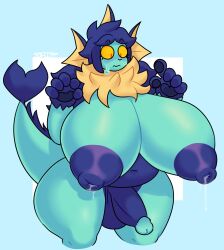 1futa alternate_breast_size anthro balls big_balls big_breasts big_penis blue_skin breasts eeveelution erection furry futa_only futanari gigantic_breasts huge_breasts lactation lactation_without_expressing nude penis pokémon_(species) pokemon softnsfwimp solo standing tagme thick_thighs vaporeon wavy_mouth wide_hips