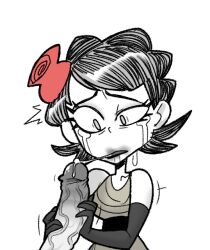 charlie charlie_(don't_starve) crying crying_with_eyes_open don't_starve don't_starve_together dont_starve dont_starve_together handjob handjob_with_gloves implied_oral klei_entertainment questionable_consent smudged_makeup