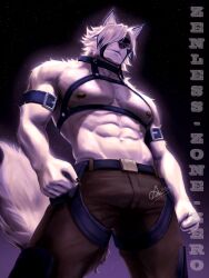 von lycaon from zenless zone zero by hinnab