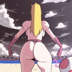 1girls animated ass ass_shake back_view backboob big_ass big_butt blonde_hair bubble_ass bubble_butt butt clothing curvy d-art dat_ass fat_ass female gif gloves handwear human jumpsuit karot large_ass large_breasts long_hair male mario_(series) nintendo pale_skin princess_peach shaking_butt sidescreen_character super_mario_bros._(2023_film) thick thick_ass thick_thighs tight_clothing toad_(mario) twerking voluptuous