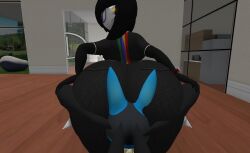 . 3d anthro big_ass bubble_butt charlotte_(zer0264) gardevoir huge_ass lucario pokemon pokemon_(species) tagme zer0264