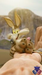 4k 9:16 absurd_res blender_(software) blender_cycles foot_fetish foot_play footjob hi_res hindpaw looney_tunes male/male male_only paws rookieanimator210 sex smooth_fur warner_brothers wile_e._coyote