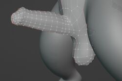 3d anthro balls digital_media_(artwork) genitals imp male penis polygons solo