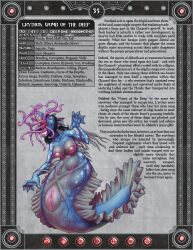 dragon drjavi eldritch_horror english_text fapp female fish genitals marine monster profanity pussy rpg_(disambiguation) tabletop tentacle text