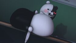 2023 3d atomicgato beard big_ass big_butt danganronpa furry male monokuma robot self_upload sfm smooth_skin solo source_filmmaker